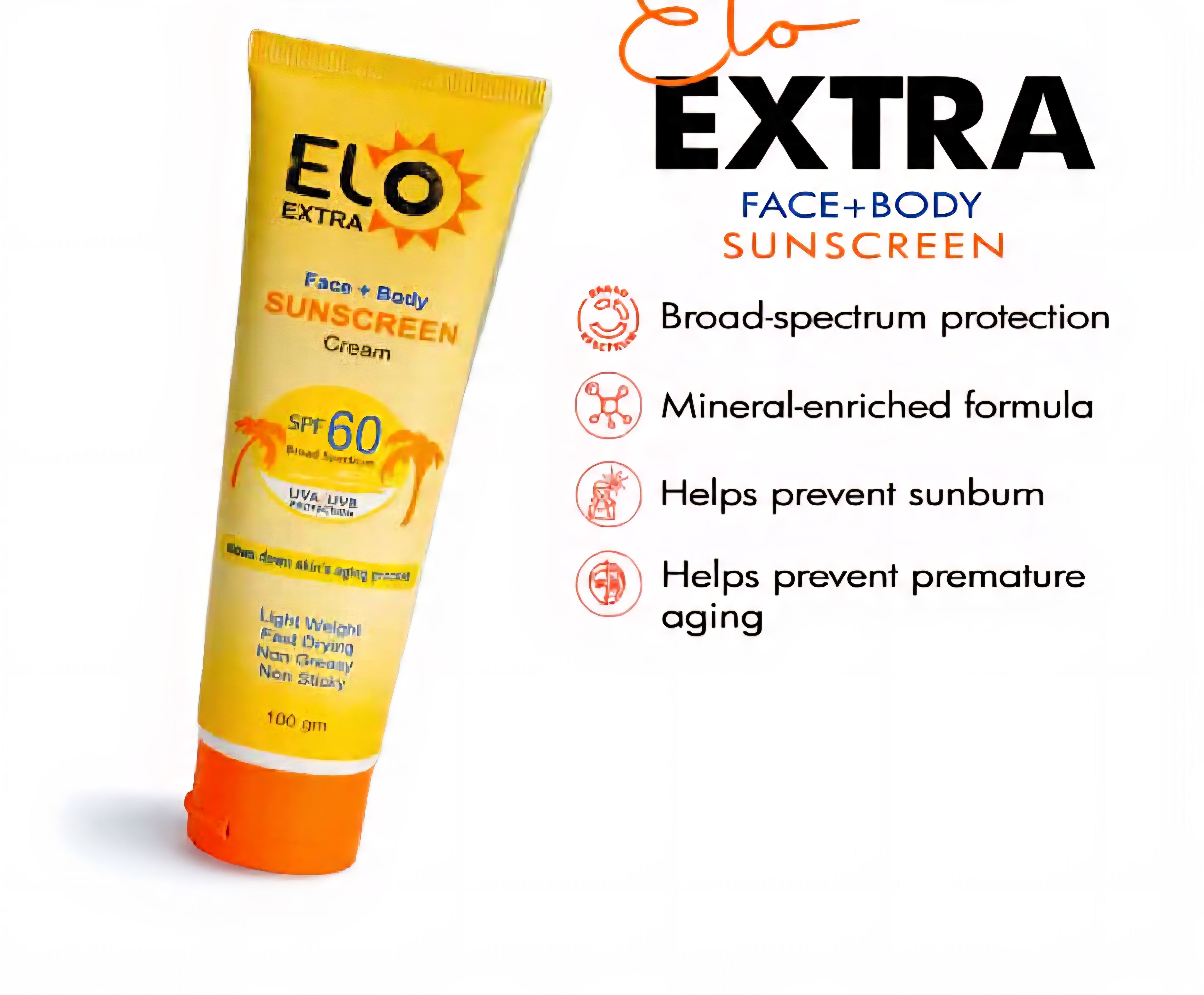 Bliss Eclat Extra sunscreen body and facecream 